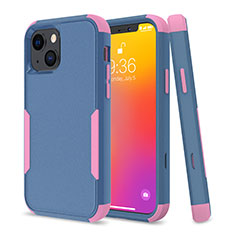 Coque Contour Silicone et Plastique Housse Etui Protection Integrale 360 Degres pour Apple iPhone 13 Mini Mixte