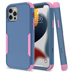 Coque Contour Silicone et Plastique Housse Etui Protection Integrale 360 Degres pour Apple iPhone 13 Pro Mixte