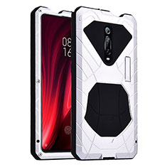 Coque Contour Silicone et Plastique Housse Etui Protection Integrale 360 Degres R01 pour Xiaomi Redmi K20 Pro Blanc