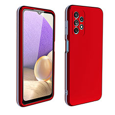 Coque Contour Silicone et Plastique Housse Etui Protection Integrale 360 Degres WL1 pour Samsung Galaxy A32 4G Rouge