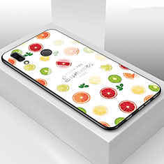 Coque Contour Silicone et Vitre Fruit Miroir Etui Housse pour Huawei Honor 8X Mixte