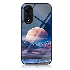 Coque Contour Silicone et Vitre Motif Fantaisie Miroir Etui Housse JM1 pour Huawei Honor X5 Plus Violet Clair