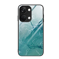 Coque Contour Silicone et Vitre Motif Fantaisie Miroir Etui Housse JM1 pour OnePlus Nord 3 5G Pastel Vert