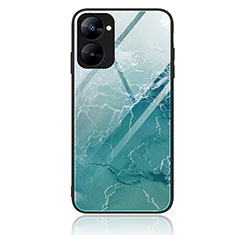 Coque Contour Silicone et Vitre Motif Fantaisie Miroir Etui Housse JM1 pour Realme Q5x 5G Pastel Vert