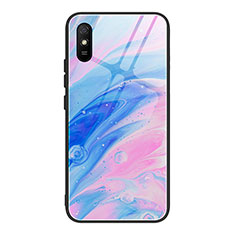 Coque Contour Silicone et Vitre Motif Fantaisie Miroir Etui Housse JM1 pour Xiaomi Redmi 9i Colorful