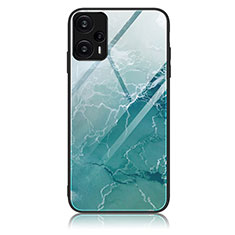 Coque Contour Silicone et Vitre Motif Fantaisie Miroir Etui Housse JM1 pour Xiaomi Redmi Note 12 Turbo 5G Pastel Vert