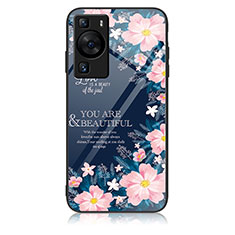 Coque Contour Silicone et Vitre Motif Fantaisie Miroir Etui Housse JM2 pour Huawei P60 Rose