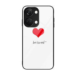 Coque Contour Silicone et Vitre Motif Fantaisie Miroir Etui Housse JM2 pour OnePlus Ace 2V 5G Rose