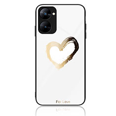 Coque Contour Silicone et Vitre Motif Fantaisie Miroir Etui Housse JM2 pour Realme 10S 5G Or