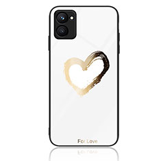 Coque Contour Silicone et Vitre Motif Fantaisie Miroir Etui Housse JM2 pour Realme C33 (2023) Or