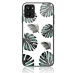 Coque Contour Silicone et Vitre Motif Fantaisie Miroir Etui Housse JM2 pour Realme C33 Vert Nuit