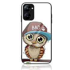 Coque Contour Silicone et Vitre Motif Fantaisie Miroir Etui Housse JM2 pour Realme V30t 5G Mixte