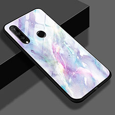 Coque Contour Silicone et Vitre Motif Fantaisie Miroir Etui Housse K01 pour Huawei P30 Lite Colorful