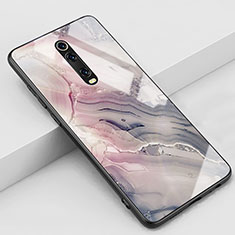 Coque Contour Silicone et Vitre Motif Fantaisie Miroir Etui Housse K01 pour Xiaomi Mi 9T Rose