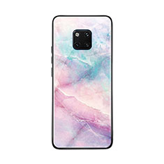 Coque Contour Silicone et Vitre Motif Fantaisie Miroir Etui Housse K03 pour Huawei Mate 20 Pro Colorful