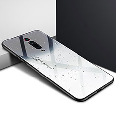 Coque Contour Silicone et Vitre Motif Fantaisie Miroir Etui Housse K04 pour Xiaomi Mi 9T Noir