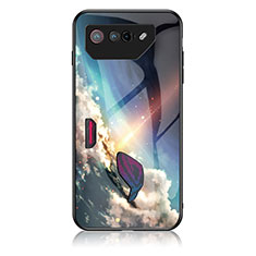 Coque Contour Silicone et Vitre Motif Fantaisie Miroir Etui Housse LS1 pour Asus ROG Phone 7 Mixte