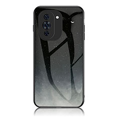 Coque Contour Silicone et Vitre Motif Fantaisie Miroir Etui Housse LS1 pour Huawei Nova 10 Pro Noir