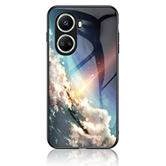 Coque Contour Silicone et Vitre Motif Fantaisie Miroir Etui Housse LS1 pour Huawei Nova 10 SE Mixte