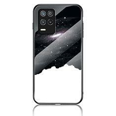 Coque Contour Silicone et Vitre Motif Fantaisie Miroir Etui Housse LS1 pour Realme Q3 5G Noir