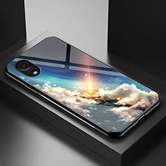 Coque Contour Silicone et Vitre Motif Fantaisie Miroir Etui Housse LS1 pour Samsung Galaxy A03 Core Mixte