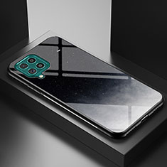 Coque Contour Silicone et Vitre Motif Fantaisie Miroir Etui Housse LS1 pour Samsung Galaxy F62 5G Gris