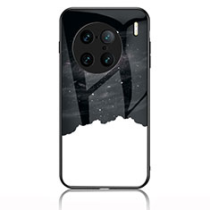 Coque Contour Silicone et Vitre Motif Fantaisie Miroir Etui Housse LS1 pour Vivo X90 Pro+ Plus 5G Noir