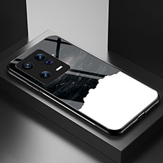 Coque Contour Silicone et Vitre Motif Fantaisie Miroir Etui Housse LS1 pour Xiaomi Mi 13 5G Noir