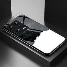 Coque Contour Silicone et Vitre Motif Fantaisie Miroir Etui Housse LS1 pour Xiaomi Mi 13 Pro 5G Noir
