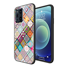 Coque Contour Silicone et Vitre Motif Fantaisie Miroir Etui Housse LS2 pour Oppo Find X3 Pro 5G Mixte