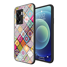 Coque Contour Silicone et Vitre Motif Fantaisie Miroir Etui Housse LS2 pour Oppo K10 5G India Mixte