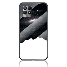 Coque Contour Silicone et Vitre Motif Fantaisie Miroir Etui Housse LS2 pour Realme Narzo 50 4G Noir