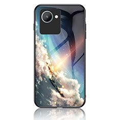 Coque Contour Silicone et Vitre Motif Fantaisie Miroir Etui Housse LS2 pour Realme Narzo 50i Prime Mixte