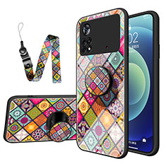 Coque Contour Silicone et Vitre Motif Fantaisie Miroir Etui Housse LS2 pour Xiaomi Redmi Note 11E Pro 5G Colorful