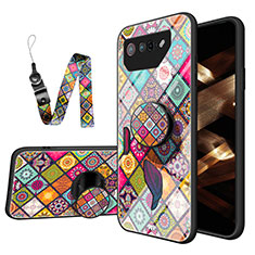 Coque Contour Silicone et Vitre Motif Fantaisie Miroir Etui Housse LS3 pour Asus ROG Phone 7 Mixte