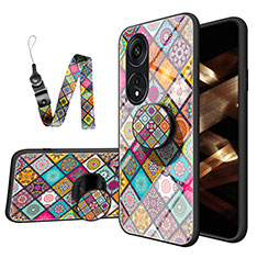 Coque Contour Silicone et Vitre Motif Fantaisie Miroir Etui Housse LS3 pour Huawei Honor X5 Plus Mixte