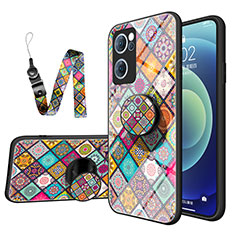 Coque Contour Silicone et Vitre Motif Fantaisie Miroir Etui Housse LS3 pour OnePlus Nord CE 2 5G Mixte