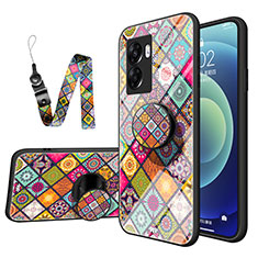 Coque Contour Silicone et Vitre Motif Fantaisie Miroir Etui Housse LS3 pour OnePlus Nord N300 5G Mixte