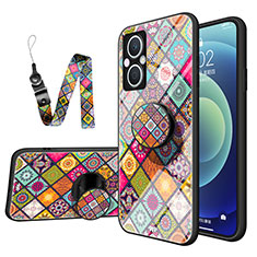 Coque Contour Silicone et Vitre Motif Fantaisie Miroir Etui Housse LS3 pour Oppo A96 5G Mixte