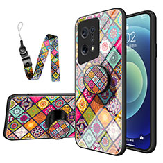 Coque Contour Silicone et Vitre Motif Fantaisie Miroir Etui Housse LS3 pour Oppo Find X5 5G Mixte