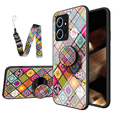 Coque Contour Silicone et Vitre Motif Fantaisie Miroir Etui Housse LS3 pour Xiaomi Redmi Note 12 4G Colorful