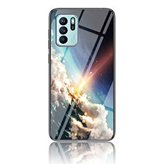 Coque Contour Silicone et Vitre Motif Fantaisie Miroir Etui Housse LS4 pour Oppo Reno6 Z 5G Mixte