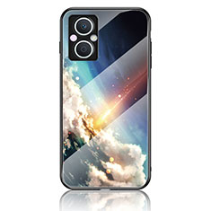 Coque Contour Silicone et Vitre Motif Fantaisie Miroir Etui Housse LS4 pour Oppo Reno8 Lite 5G Mixte