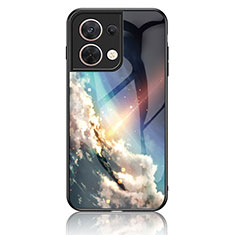 Coque Contour Silicone et Vitre Motif Fantaisie Miroir Etui Housse LS4 pour Oppo Reno9 5G Mixte