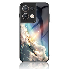 Coque Contour Silicone et Vitre Motif Fantaisie Miroir Etui Housse LS4 pour Oppo Reno9 Pro+ Plus 5G Mixte