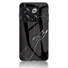 Coque Contour Silicone et Vitre Motif Fantaisie Miroir Etui Housse pour OnePlus Ace Pro 5G Noir