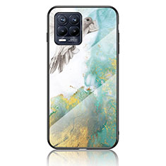 Coque Contour Silicone et Vitre Motif Fantaisie Miroir Etui Housse pour Realme 8 Pro Vert