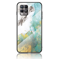 Coque Contour Silicone et Vitre Motif Fantaisie Miroir Etui Housse pour Realme 8i Vert