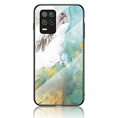 Coque Contour Silicone et Vitre Motif Fantaisie Miroir Etui Housse pour Realme 8s 5G Vert