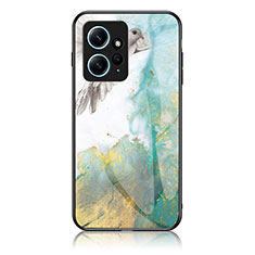 Coque Contour Silicone et Vitre Motif Fantaisie Miroir Etui Housse pour Xiaomi Redmi Note 12 4G Vert